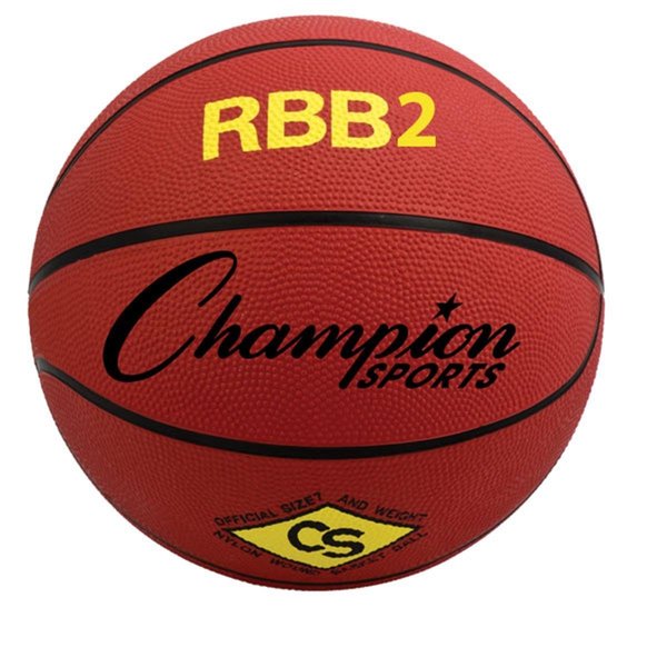 Perfectpitch 27.5 in. Pro Rubber Basketball, Red PE51468